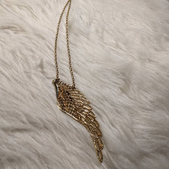 NECKLACE WITH LITTLE WING - Picture 1 of 5